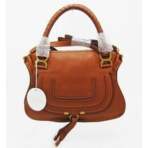 Chloe Marcie Handbag Tan